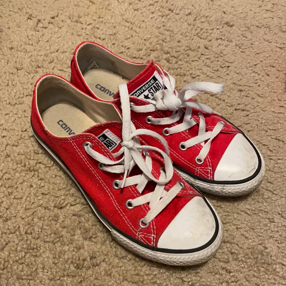 Size 3 red converses